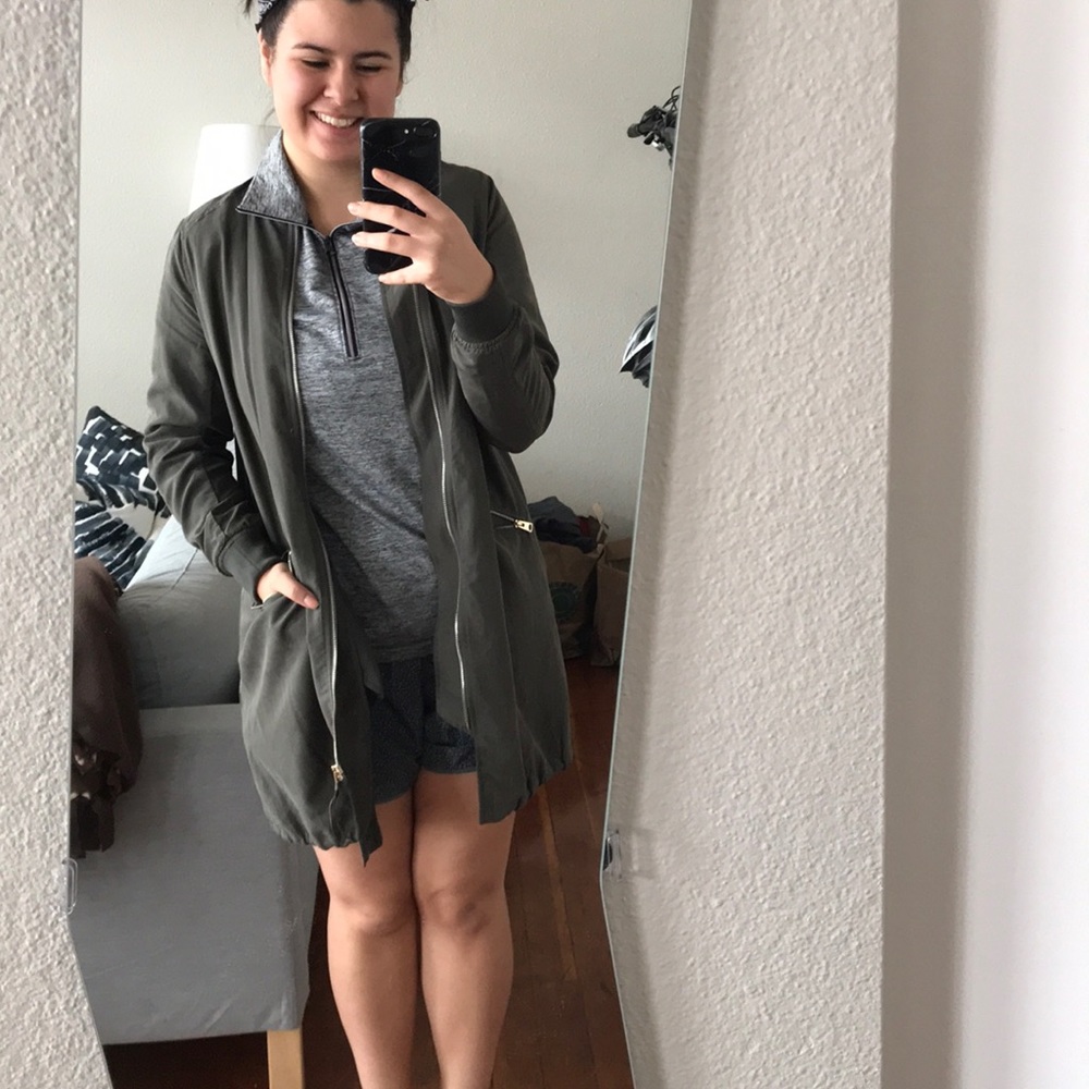 Military Green Light Jacket